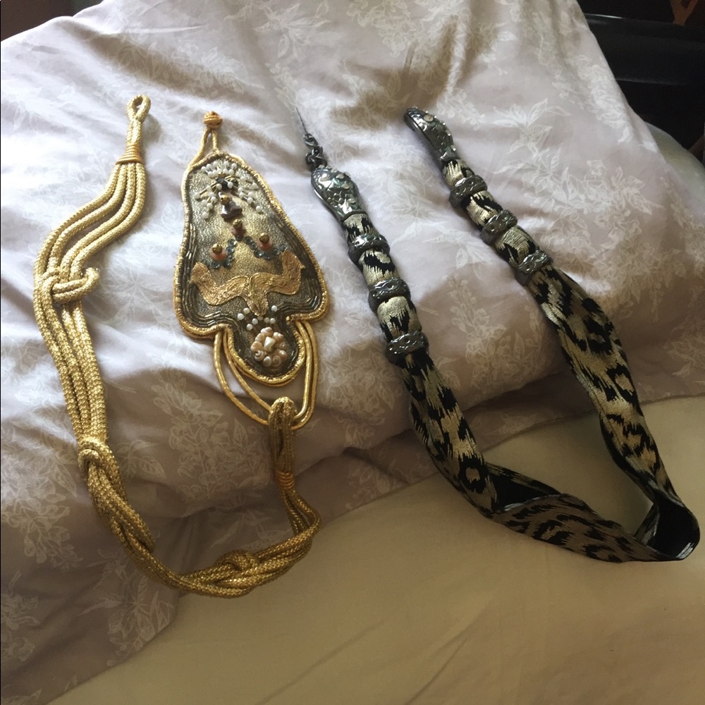 2Vintage belts Unusually Wild!